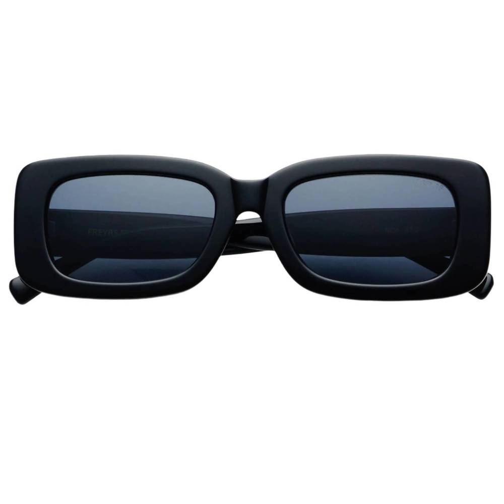 NEW FREYRS EYEWEAR women's noa rectangular sunglasses in black